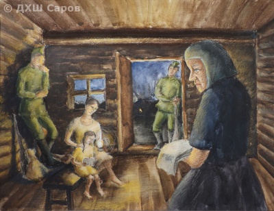 По пути на фронт - Горшихина Анна, 14 лет.JPG